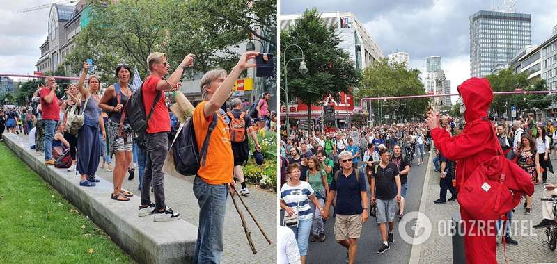Митинг против коронавирусных ограничений