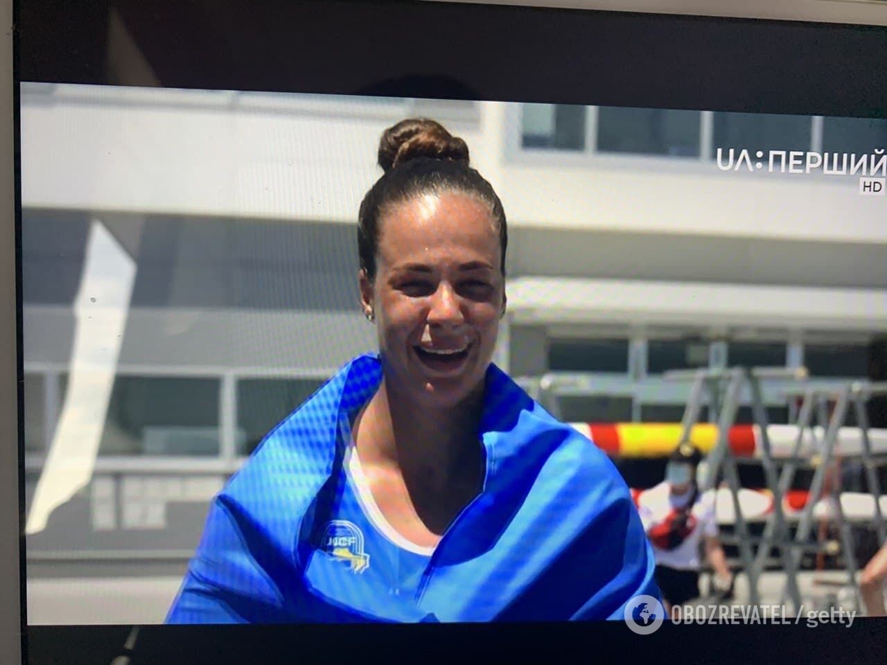 Людмила Лузан во время интервью