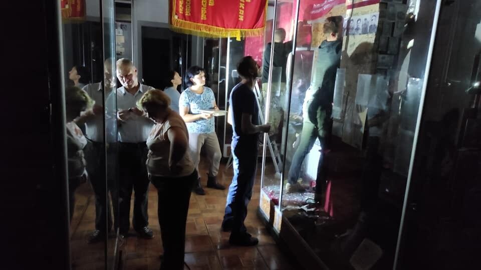 Сотрудники музея ликвидировали последствия