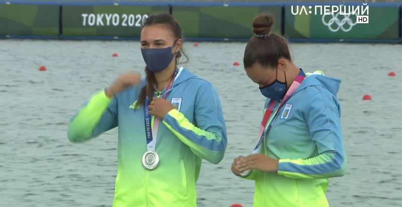 Лузан, Четверикова, каноэ-двойки, Олимпиада-2020, Токио-2020, серебро, спорт, Украина.  Лузан, Четверикова, каноэ-двойки, Олимпиада-2020, Токио-2020, серебро, спорт, Украина.