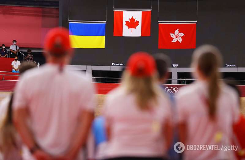 Церемония награждения на ОИ-2020.