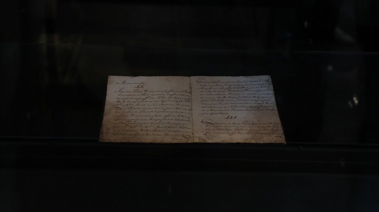 Посмотреть на документ можно в Софийском соборе с 19.08 по 14.11.2021