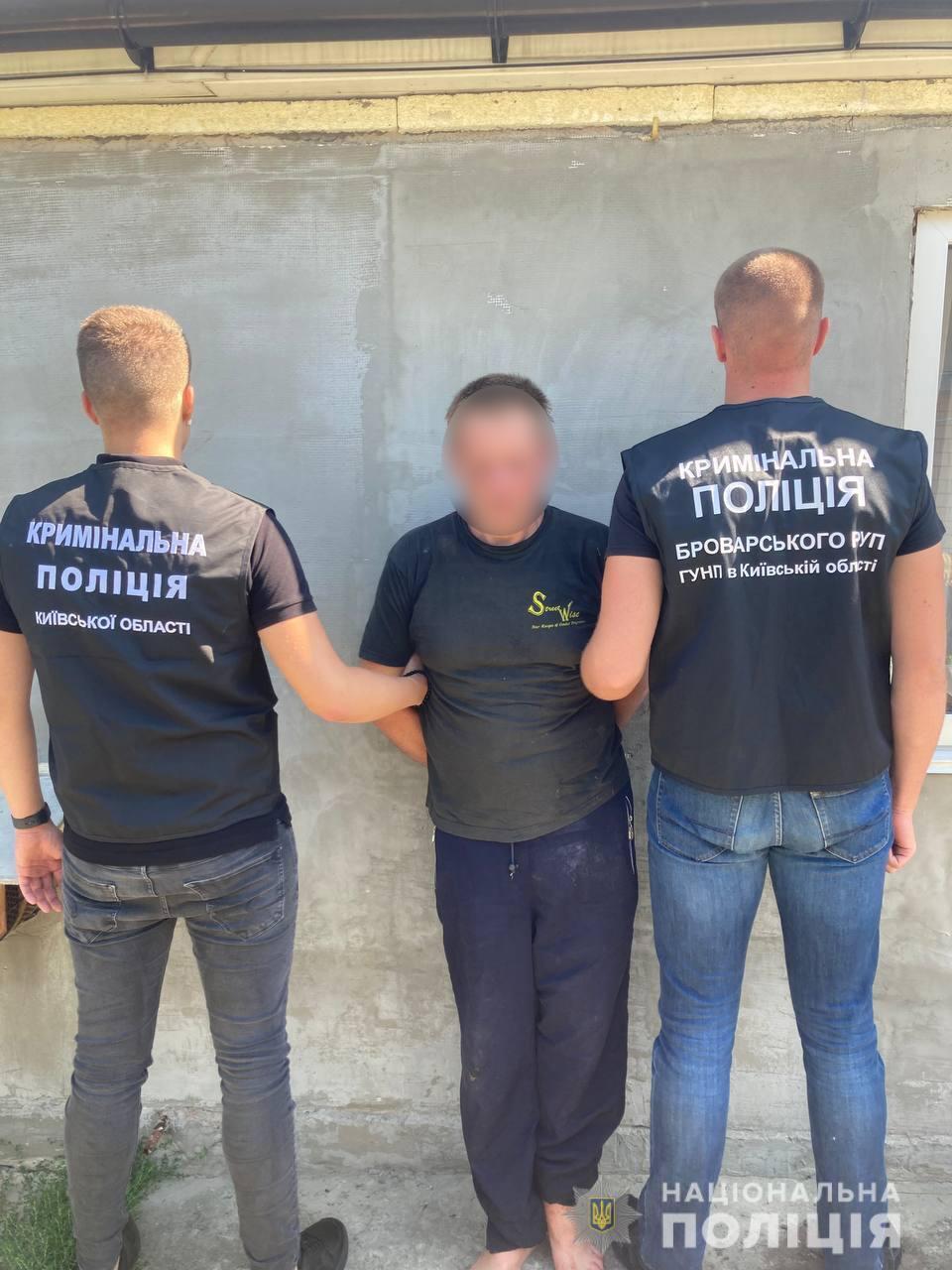 Один из задержанных подозреваемых.