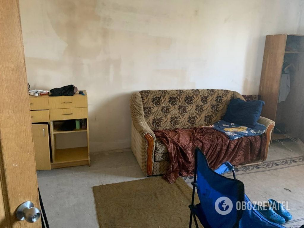 Дом, в котором жили подозреваемые.