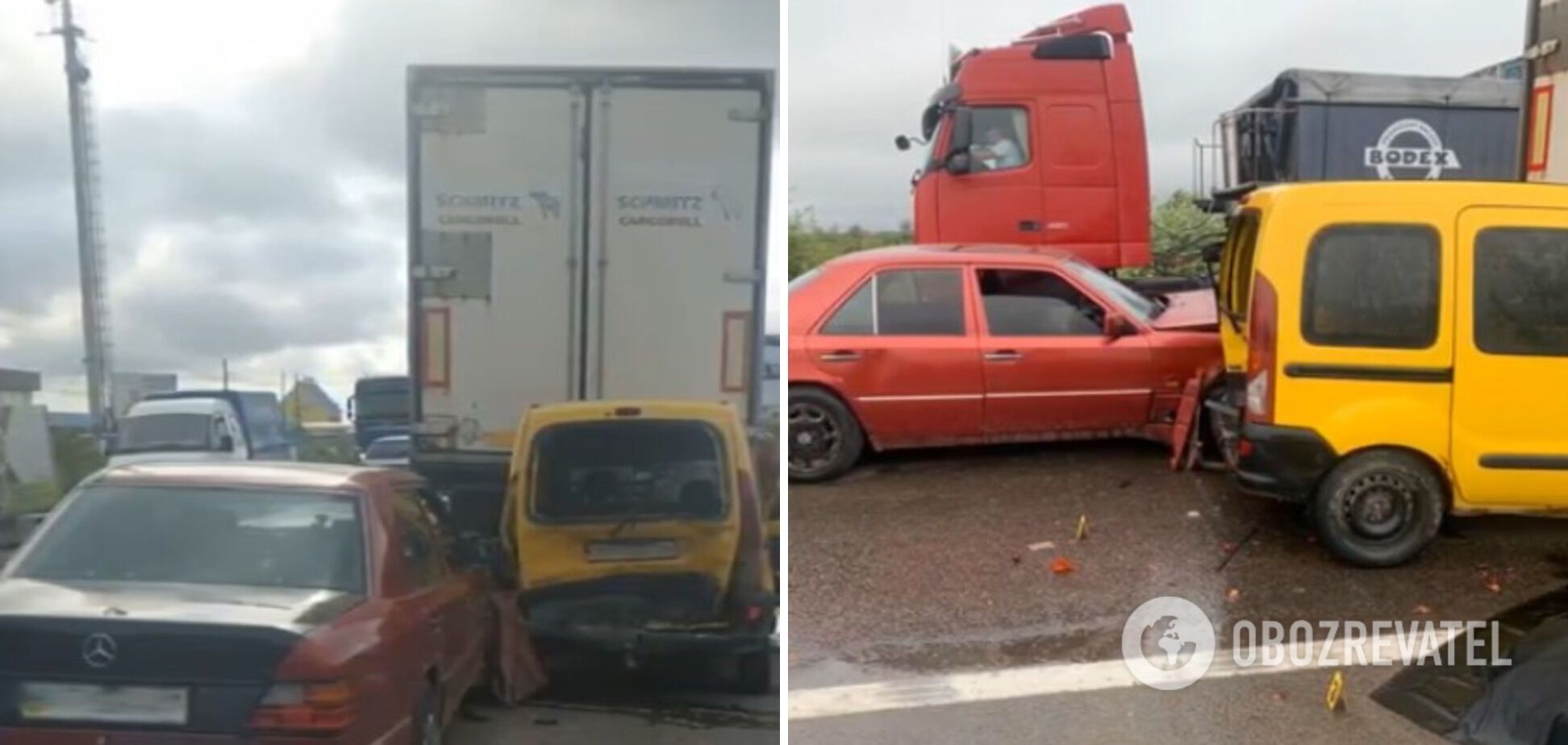 Тройное ДТП под Львовом