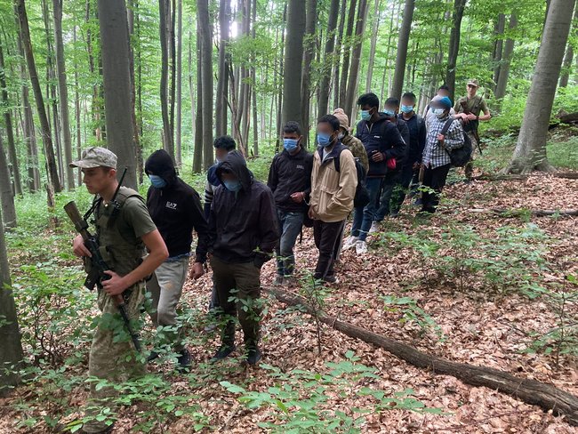 Пограничники задержали 12 нелегальных мигрантов на Закарпатье 03