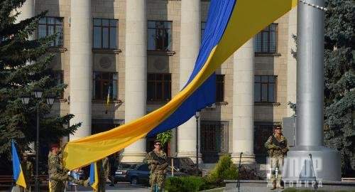 Прапор у Житомирі Прапор у Житомирі