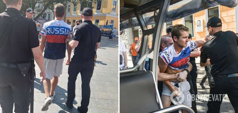 Одесского Дюка накануне Дня Независимости нарядили в вышиванку. Видео