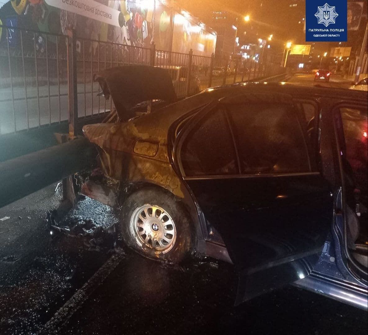 За рулем находился 19-летний парень.