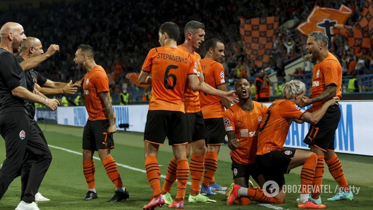 "Шахтер" празднует выход в Лигу чемпионов. dqxikeidqxidqeant