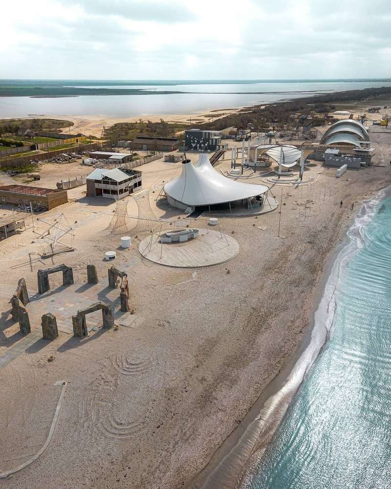 Место проведения "Казантипа" в Поповке