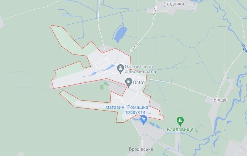 Трагический инцидент произошел в селе Оженин