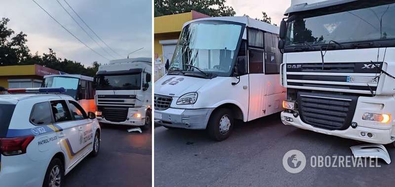 Инцидент на дороге в Николаеве