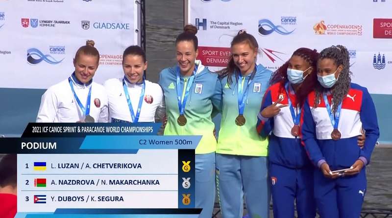 Подиум на чемпионате мира