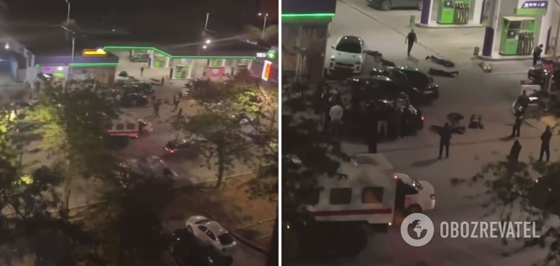 Драка и стрельба на заправке TES в Евпатории dqxikeidqxidqrant