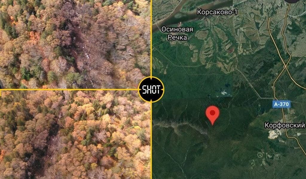 Место крушения Ан-26