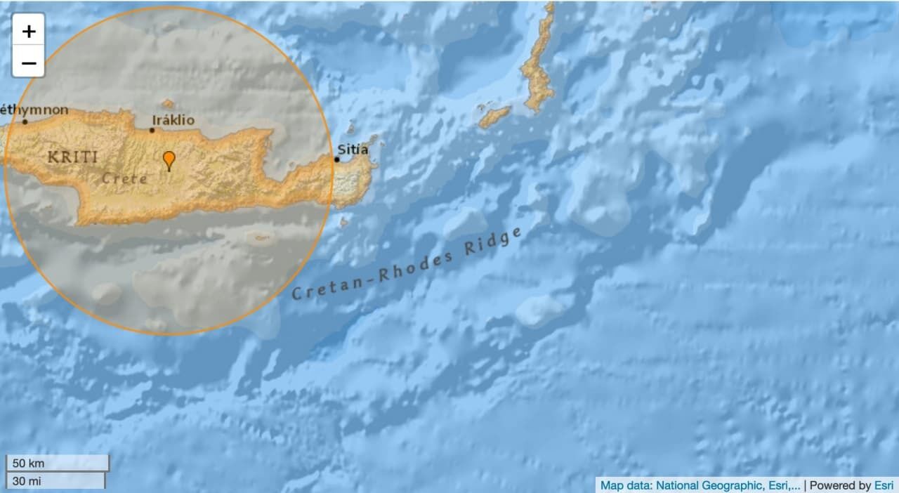 Карта места ЧП