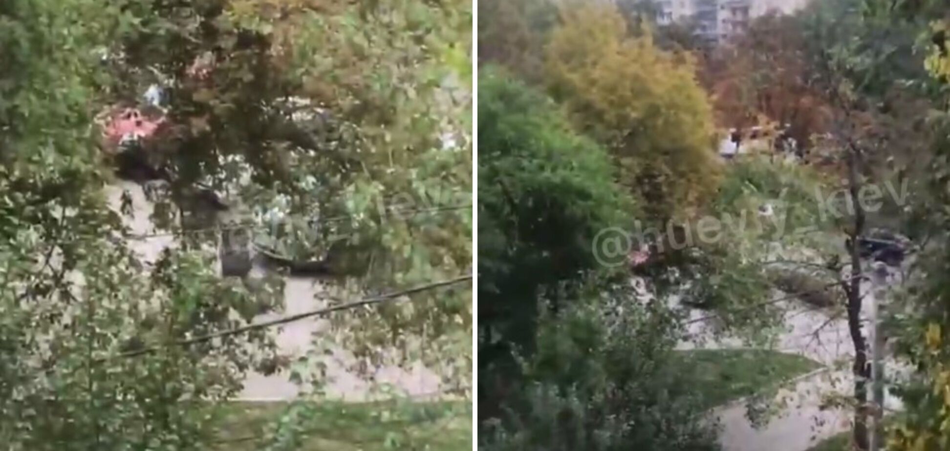 Жителей напугали звуки выстрелов посреди улицы