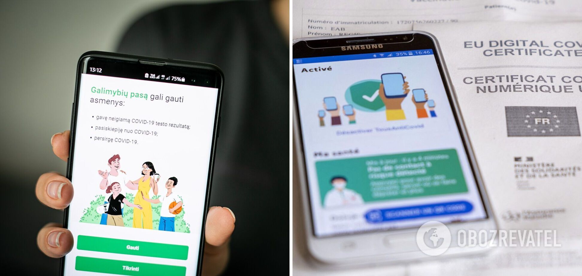 Паспорта вакцинации в других странах