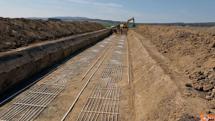 Строительство геотермальной системы отопления жилья в Наухайме