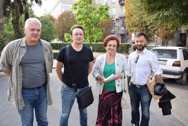 Мария Гонта с коллегами.