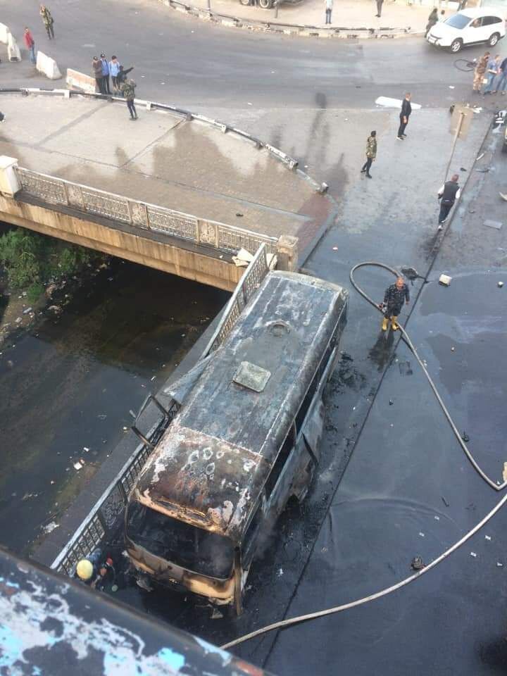 В Сирии прогремел мощный взрыв возле президентского дворца, погибли 14 военных. Фото