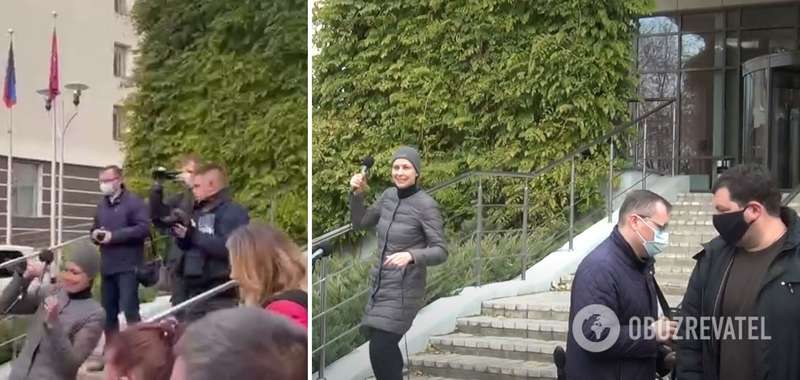 Чичерина на концерте под офисом ОБСЕ в оккупированном Донецке dqxikeidqxidqrant