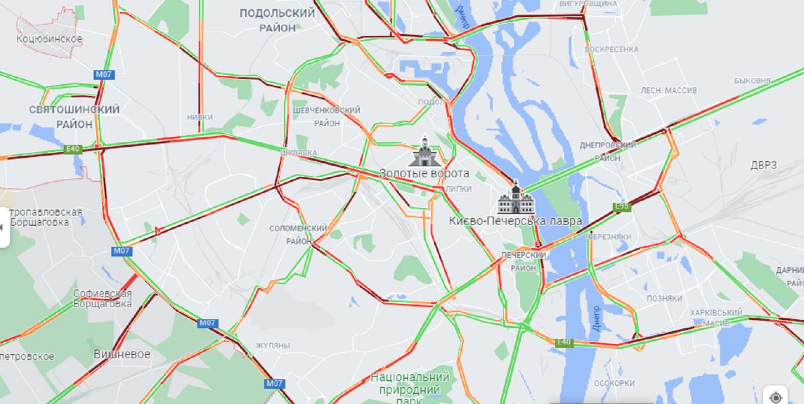 Из-за локдауна Киев погряз в пробках: где ситуация самая сложная - фото 1 dqxikeidqxiqxhant