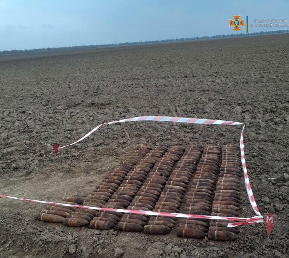 В Одесской области нашли почти 400 снарядов времен Второй мировой войны dqxikeidqxidqrant