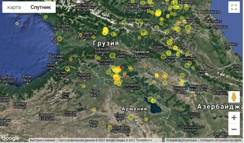 В Грузии произошло землетрясение dqxikeidqxidqrant