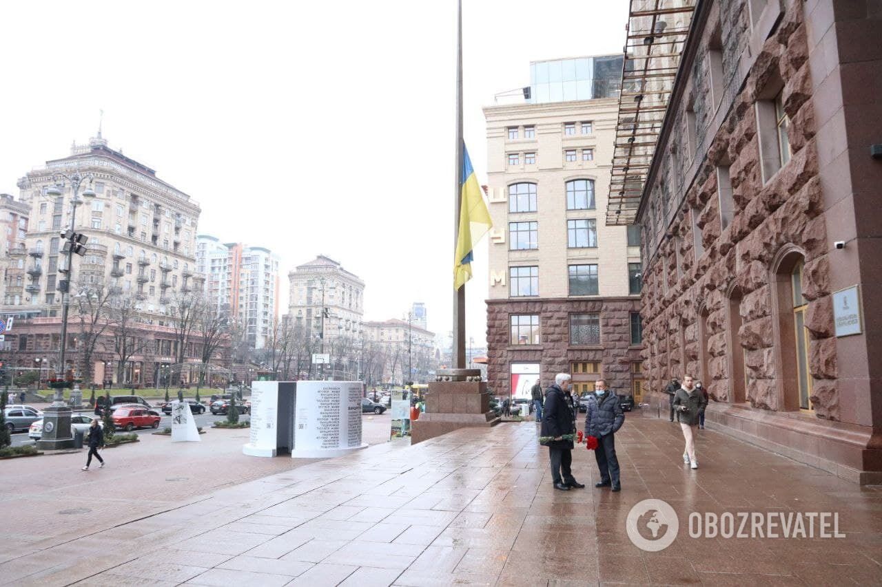 Прощание с бывшим мером проходит в здании КГГА.