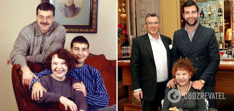 Нина Ургант с сыном Андреем и внуком Иваном. dqxikeidqxidqrant