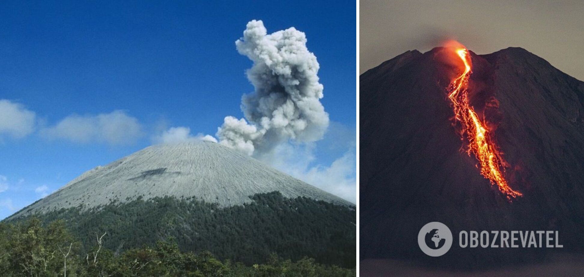 Вулкан Семеру .