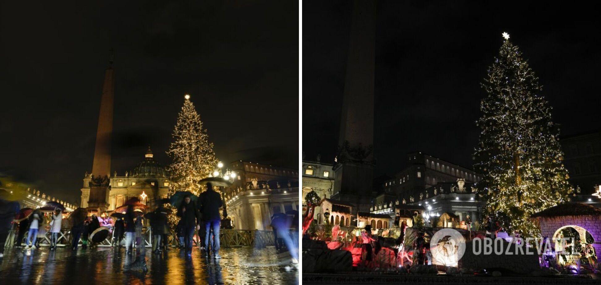 Рождественская елка в Ватикане. dqxikeidqxidqrant