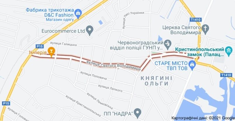 Случай произошел на ул. Святого Владимира в Червонограде