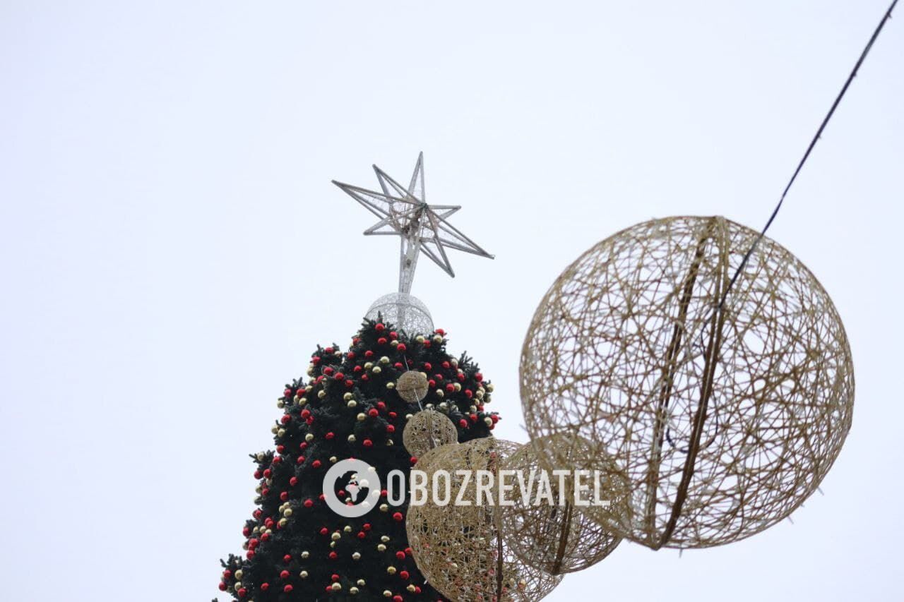 Элементы украшения елки.