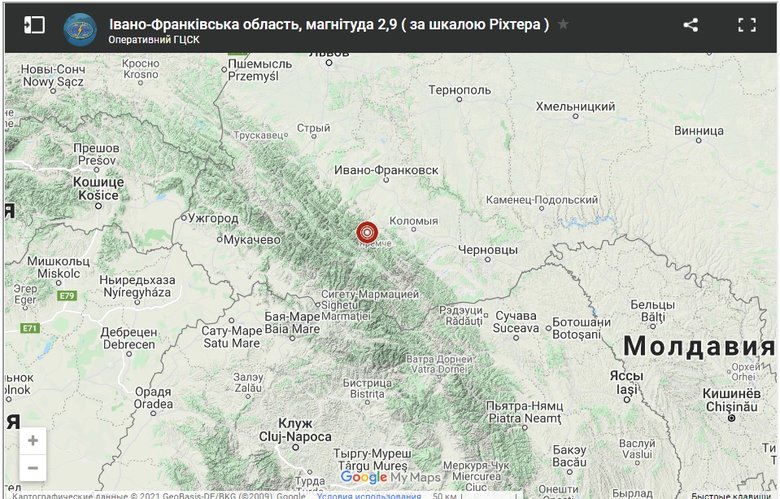 На Прикарпатье произошло землетрясение магнитудой 2,9 балла 01 На Прикарпатье произошло землетрясение магнитудой 2,9 балла 01 dqxikeidqxidqrant