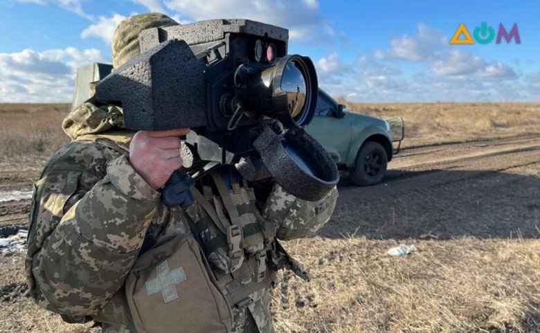 Боевые стрельбы с использованием ПТРК Javelin прошли в Донецкой области 02