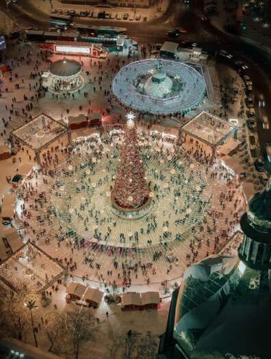 Новогодняя площадь 2022.