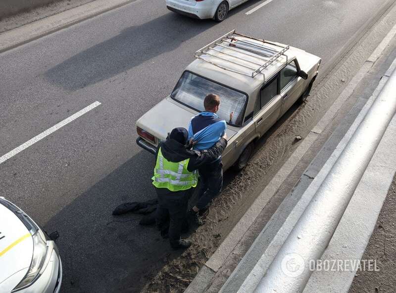 У водителя были признаки опьянения.