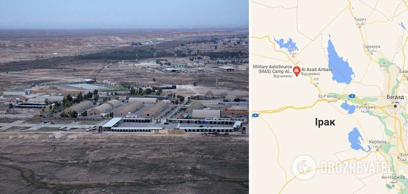 Авиабаза Айн-аль-Асад расположена на западе Ирака dqxikeidqxidqrant