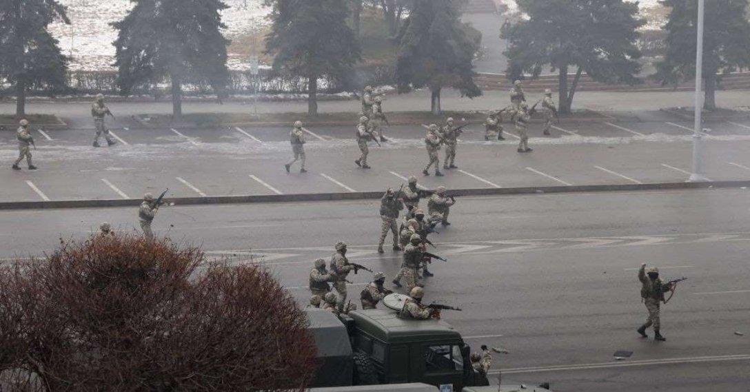 Алматы, стрельба в Алматы, мятежники Казахстан, военные Казахстана