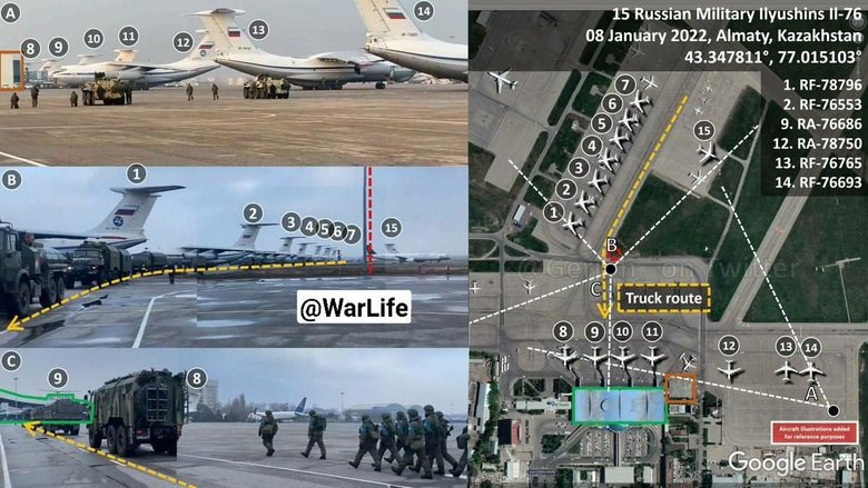 Высадка российских и белорусских военных в Казахстане 01 dqxikeidqxidqrant