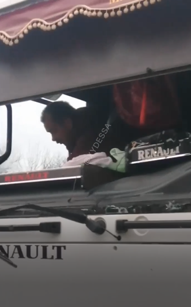 Водитель был в фуре