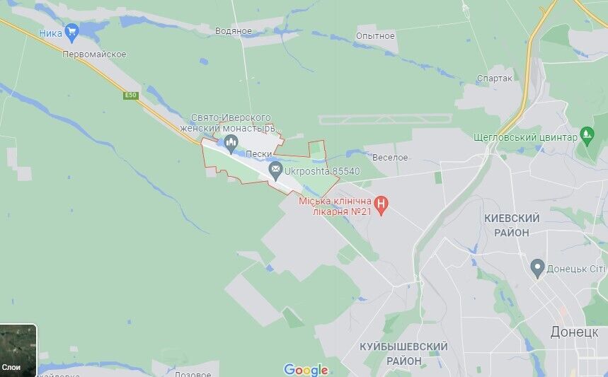 17 января русские наемники вели огонь в направлении Песков. dqxikeidqxidqrant