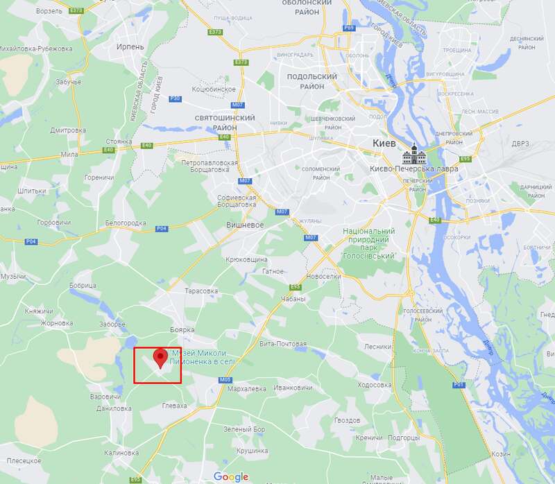 Село Малютянка на карте dqxikeidqxiqrrant