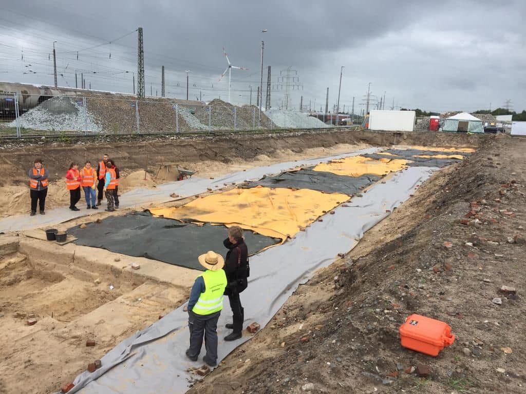 Місце розкопок.