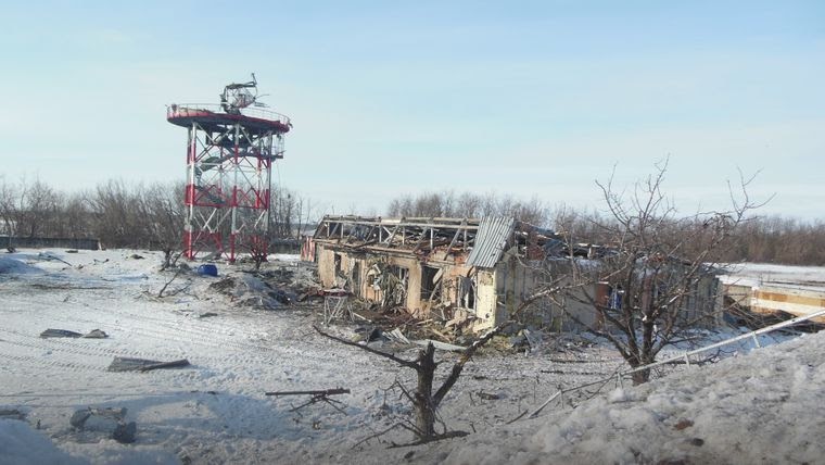 Радиолокационная башня Донецкого аэропорта
