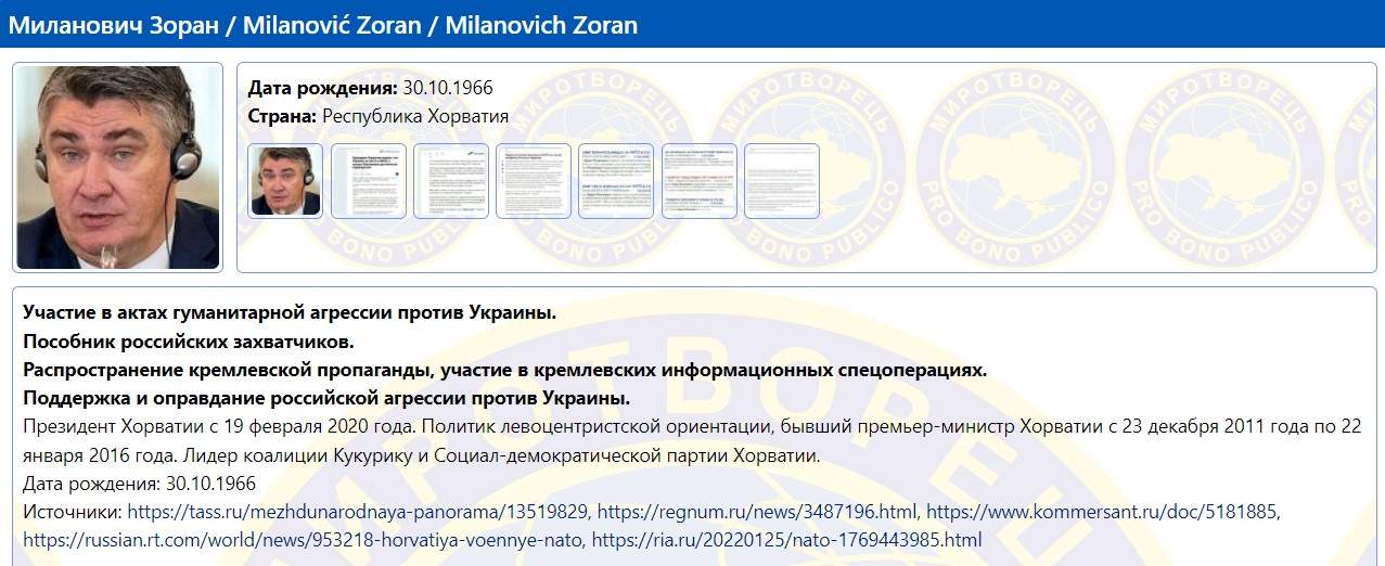 Міланович у базі dqxikeidqxidqrant