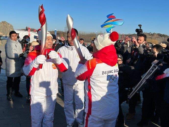 Эстафета стартовала 2 февраля. Фото: Twitter/ Seenukara1 dqxikeidqxidqrant